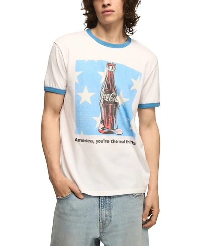 Lucky Brand Men's Coke Bottle Crewneck T-Shirt