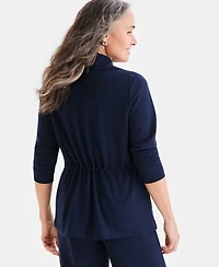 Style & Co Women's Luxsoft French Terry Zip Jacket, Macy's Exclusive