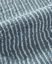 ienjoy Home Pinstripe Cotton Bath Mat, 34" x 21"