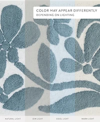 ienjoy Home Floral Cotton Bath Mat