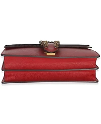 Pre-Owned Gucci Red Dollar Calfskin Small Dionysus Chain Bag