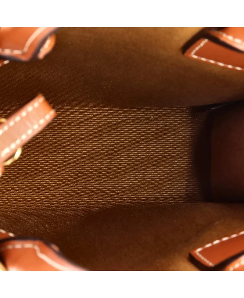 Pre-Owned Celine Mini Vertical Cabas Tote Triomphe Coated Canvas