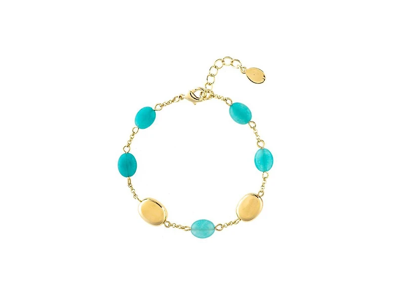 Rivka Friedman 18K Gold Plated Bead Bracelet