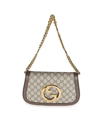 Pre-Owned Gucci Beige Gg Supreme Canvas Blondie Shoulder Bag