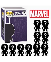 Funko Pack of 10 Surprise Mystery Marvel Pop! Randomly Selected