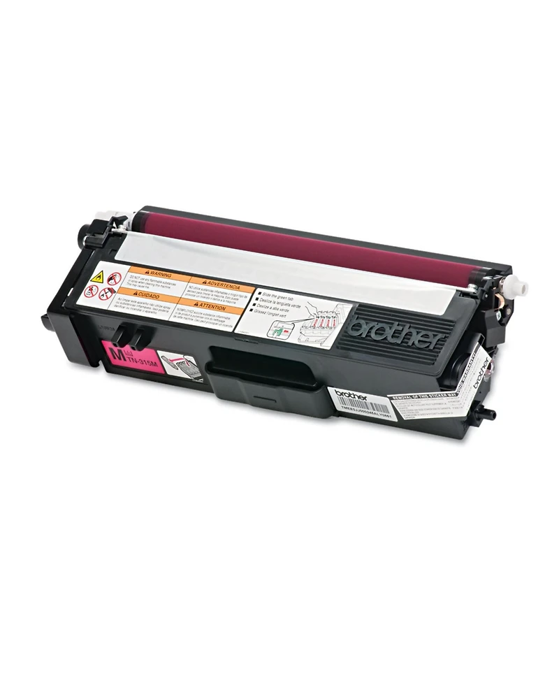 Brother TN315 High Yield Magenta Toner Cartridge, Upto 3500 Page Yields