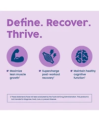 NativePath Creatine Monohydrate Powder with L-Leucine and L-Carnitine - Supports Muscle Health for Men and Women - 30 Servings