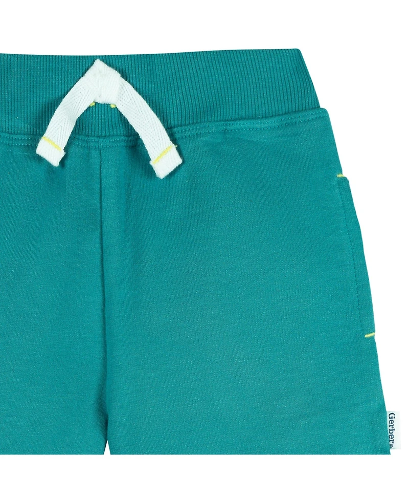 Gerber Toddler Boys 3-Piece T-Shirts and Shorts