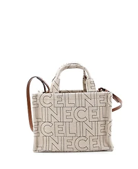 Pre-Owned Celine Small Cabas Thais Tote Triomphe Printed Canvas