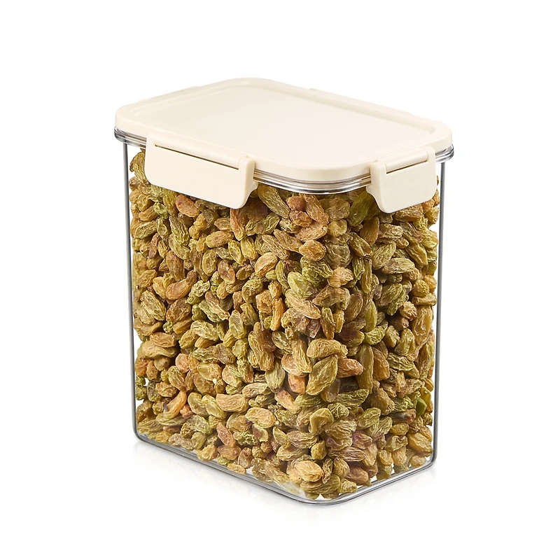 Sorbus 1800ml/63.49oz Clear Stackable Airtight Food Storage Container for Pantry, Rice, Pasta, Cereal and More
