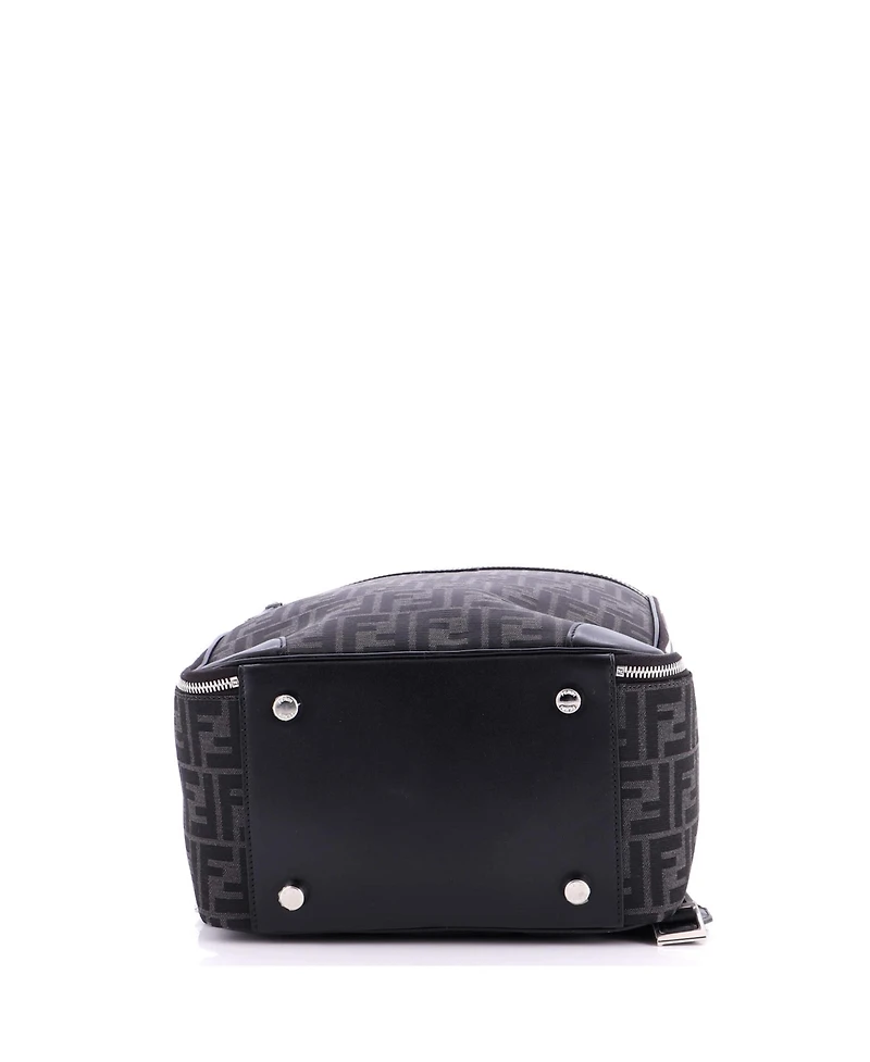 Pre-Owned Fendi Medium Ff Travel Backpack Zucca Canvas and Leather