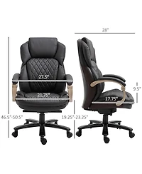 Boyel Living Big and Tall Executive Office Chair with Wide Seat and High Back