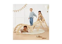 Tiny Land Pikler Triangle 7-in-1 Montessori Climbing Set
