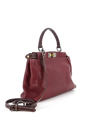 Pre-Owned Fendi Medium Selleria Peekaboo Bag Leather