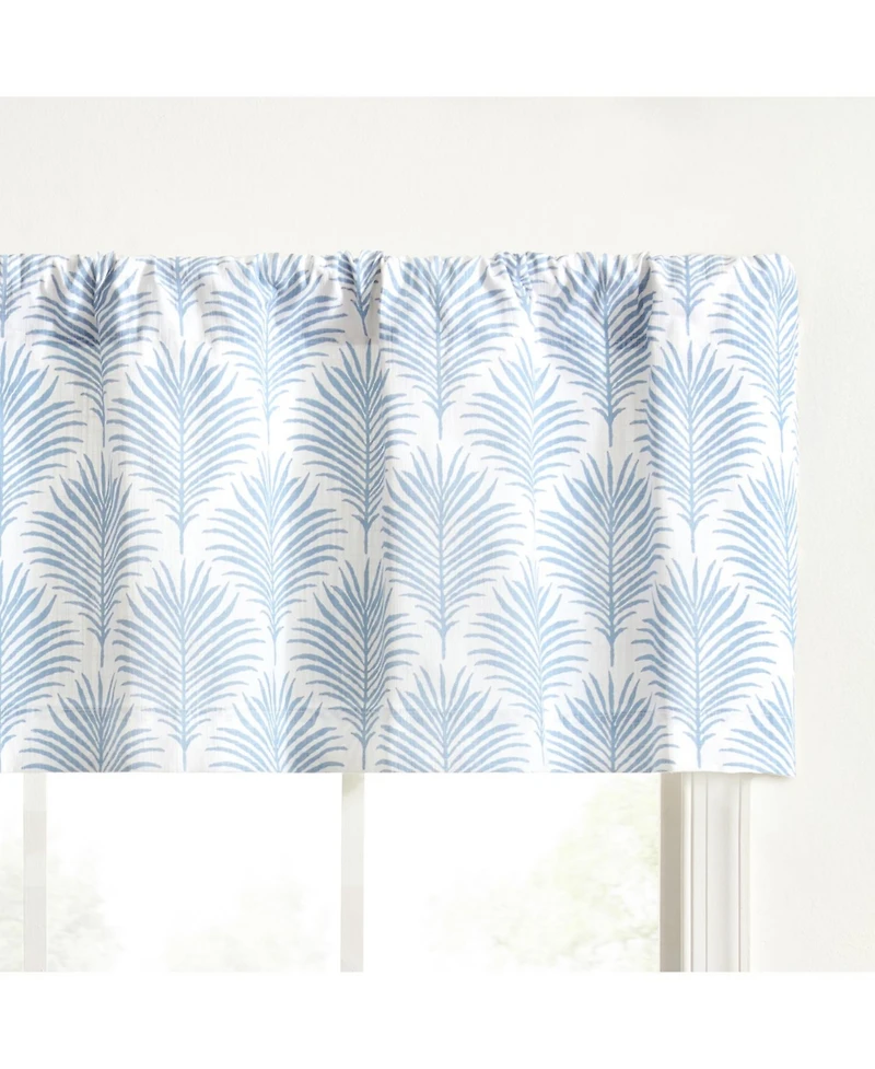 Ellis Curtain Palmetto Cotton Tailored Rod Pocket Valance