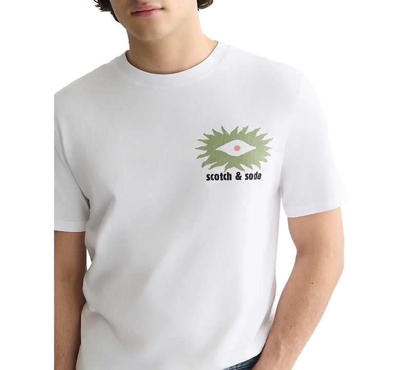 Scotch & Soda Men's Short-Sleeve Crewneck Cotton T-Shirt