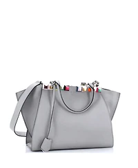 Pre-Owned Fendi Petite 3Jours Bag Studded Leather