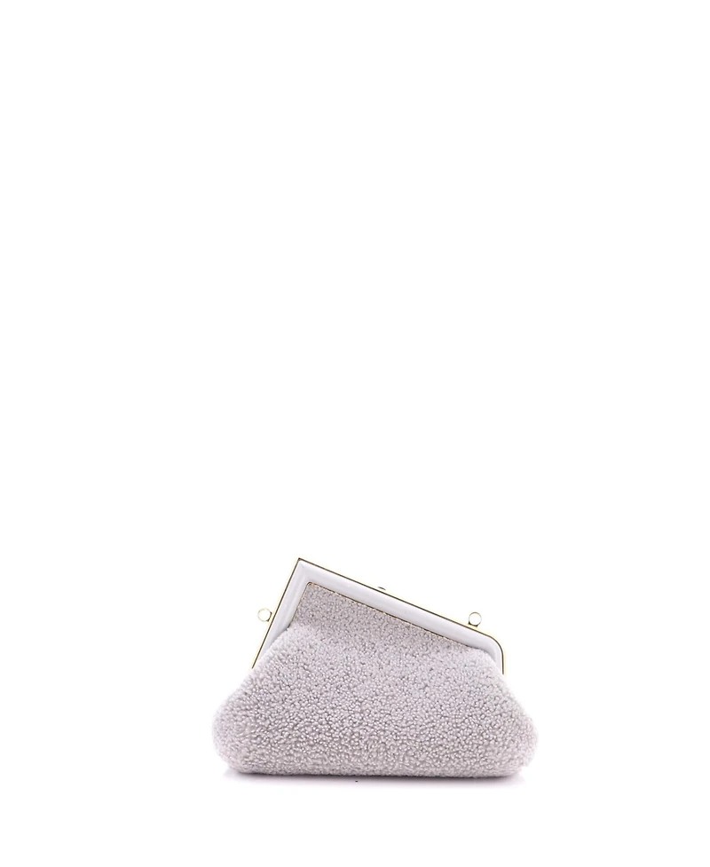 Pre-Owned Fendi Small First Bag Shearling