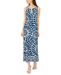 Msk Women's Sleeveless Printed Maxi Dress