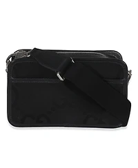 Pre-Owned Gucci Black Jumbo Gg Canvas Messenger Bag
