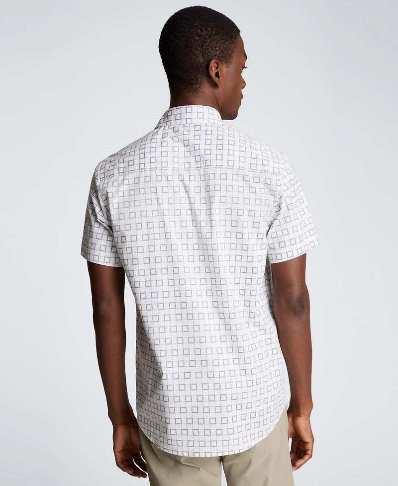 Kenneth Cole Men's Short-Sleeve Slim Fit Shirt