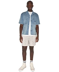 Converse Men's Short-Sleeve Regular-Fit Collared Shirt