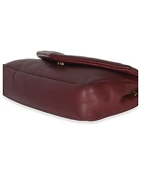 Pre-Owned Saint Laurent Deep Raspberry Smooth Lambskin Small Calypso Chain Bag