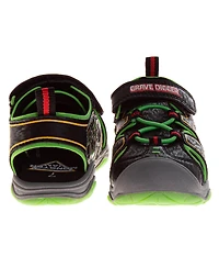 Monster Jam Little Boys Sport Sandals