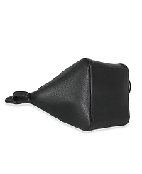 Pre-Owned Fendi Black Vitello Mini Origami Tote