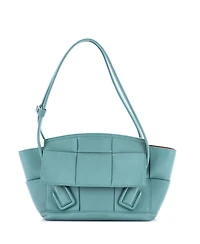 Pre-Owned Bottega Veneta Small Arco Bag Maxi Intrecciato Leather