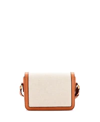 Pre-Owned Celine Teen Triomphe Shoulder Bag Canvas with Leather