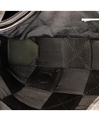 Pre-Owned Bottega Veneta Large Cassette Crossbody Bag Maxi Intrecciato Webbed Canvas