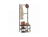 Slickblue Freestanding 3-in-1 Hall Tree with Bench and Hooks