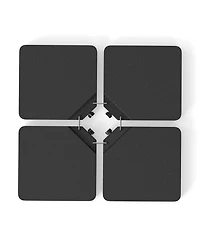 Sugift Patio Offset Umbrella Base with Easy-Fill Spouts