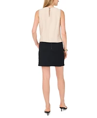 Vince Camuto Women's Stitch Sleeveless Top