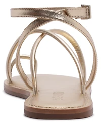 Schutz Women's Valeria Round Toe Flat Sandals