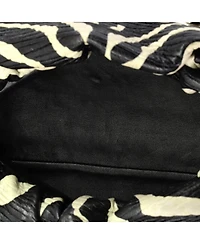 Pre-Owned Bottega Veneta The Chain Pouch Printed Textured Leather