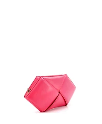 Pre-Owned Bottega Veneta Hexagon CLutch Maxi Intrecciato Leather