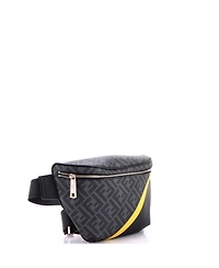 Pre-Owned Fendi Zip Belt Bag Zucca Coated Canvas and Leather