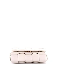 Pre-Owned Bottega Veneta Cassette Chain Crossbody Bag Padded Maxi Intrecciato Leather