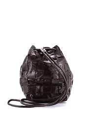 Pre-Owned Bottega Veneta Small Cassette Sailor Backpack Maxi Intrecciato Leather