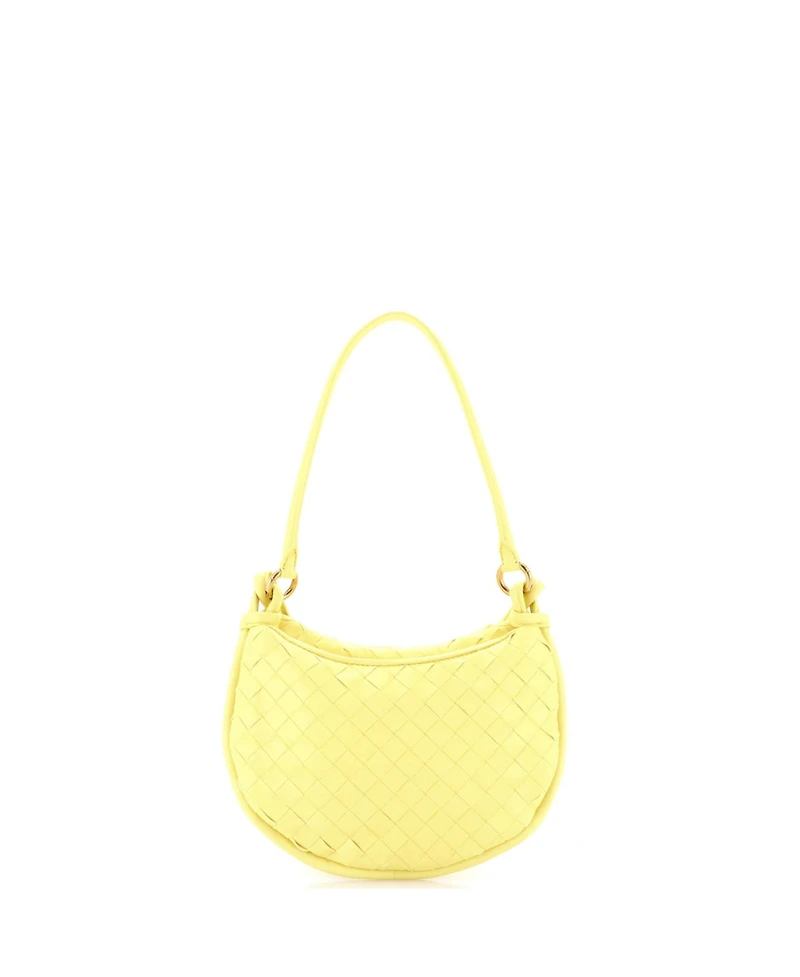 Pre-Owned Bottega Veneta Small Gemelli Shoulder Bag Intrecciato Leather