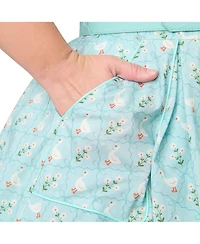 Unique Vintage Plus Shirt Swing Dress