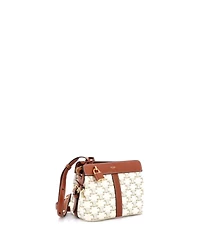 Pre-Owned Celine Small Teen Cabas De France Bag Triomphe Coated Canvas