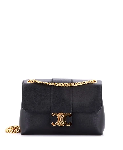 Pre-Owned Celine Medium Victoire Flap Shoulder Bag Leather