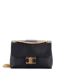 Pre-Owned Celine Medium Victoire Flap Shoulder Bag Leather