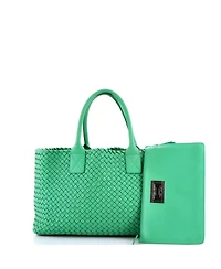 Pre-Owned Bottega Veneta Medium Cabat Tote Intrecciato Nappa
