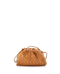 Pre-Owned Bottega Veneta Mini The Pouch Intrecciato Nappa