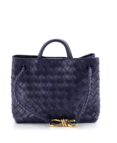 Pre-Owned Bottega Veneta Small Andiamo Top Handle Bag Intrecciato Nappa