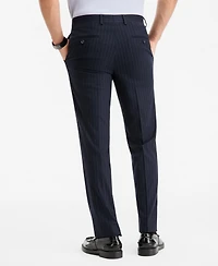 Bar Iii Men's Slim-Fit Navy Pinstripe Suit Separates Pants, Macy's Exclusive